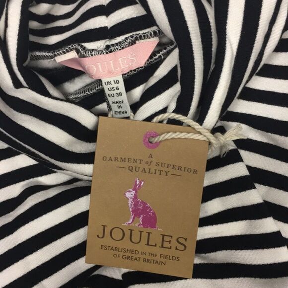 🔥JOULES Clarissa Stripe Roll Neck Top, Stripe sz 6 (M ) New - Picture 6 of 16